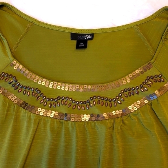 EAST 5th blouse short sleeved size XL - Picture 3 of 5